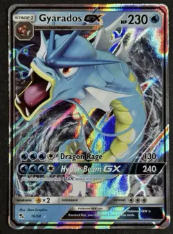 Gyarados GX 16/68 Hidden Fates Ultra Rare Pokemon TCG NM/Near Mint - Image 1