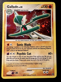 Gallade 6/132 D&P Secret Wonders Pokemon Card Holo Foil Rare MP - Image 1