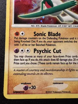Gallade 6/132 D&P Secret Wonders Pokemon Card Holo Foil Rare MP - Image 5
