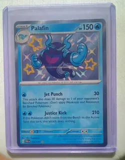 Palafin Baby Shiny 124/091 – Paldean Fates – Near Mint – Pokemon TCG - Image 1