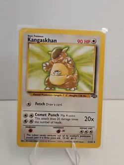 Pokemon Vintage Non-Holo Rare Kangaskhan Jungle 21/64 WotC 1999 - Image 1