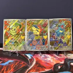 Pokemon TCG First Partner Illustration Collection Series 2 Johto Gen 2 Set NM/M - Image 1