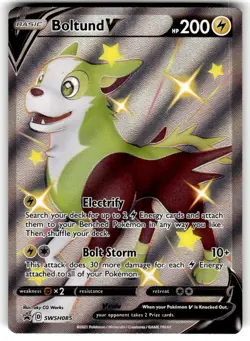2021 Pokemon Sword & Shield Boltund V #SWSH085 - Image 1