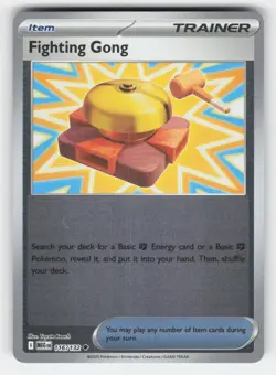 Fighting Gong 116/132 Uncommon Reverse Holo - Pokemon TCG Mega Evolution - NM - Image 1