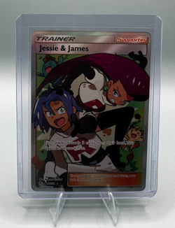 NM Jessie & James (Full Art) 68/68 Hidden Fates Pokemon TCG - Image 1