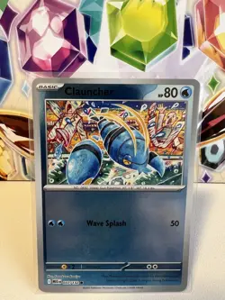 Clauncher 037/132 Common Reverse Holo - Pokemon TCG Mega Evolution - NM - Image 1