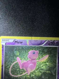 Pokemon XY Fates Collide Mew 29/124 Rev Reverse Holo *HEAVILY PLAYED* - Image 4