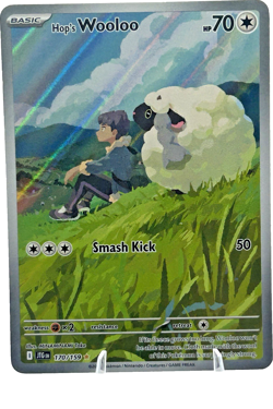 Pokemon journey Together Hop's Wooloo Illustration Rare 170/159 - Image 1