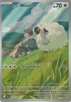 Pokemon TCG Hop's Wooloo - 170/159 - SV09: Journey Together (JTG) NM - Image 1