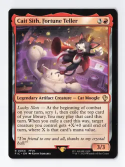 Cait Sith, Fortune Teller Rare Commander FINAL FANTASY MTG Magic the Gathering C - Image 1