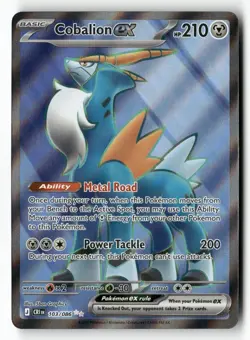 Cobalion ex 103/086 Ultra Rare Chaos Rising Pokemon Holo Near Mint - Image 1