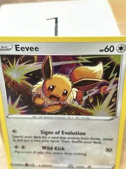 Pokemon TCG Eevee SWSH118 Black Star Promo Holo NM Sword and Shield - Image 4