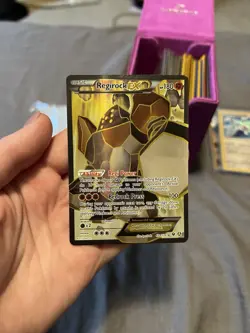 Regirock EX Holo Rare 43/124 Fates Collide English 2017 - Image 2