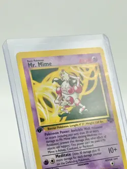 Mr. Mime 1st Edition 22/64 Rare Jungle Pokemon - Image 1