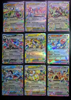 Tera Pokemon Ultra Rare ONLY Rainbow Borders Lot of 9 NM Cards - Image 1