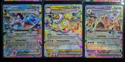 Tera Pokemon Ultra Rare ONLY Rainbow Borders Lot of 9 NM Cards - Image 4