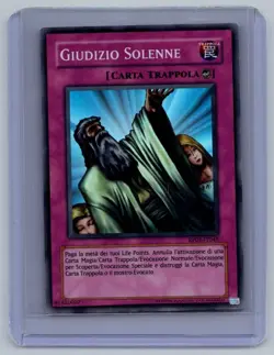 #276) yugioh Solemn Judgment - Retro Pack 1 Italian Played Free Shipping!! - Image 1