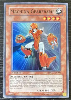 Machina Gearframe Ultra Rare NM SDMM-EN002 1st Edition Edison YUGIOH - Image 1
