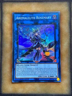 Yugioh Aromalilith Rosemary PHNI-EN050 Super Rare 1st Ed NM - Image 1