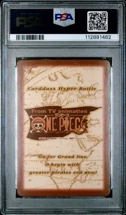 1999 One Piece Carddass Hyper Battle First Stage Luffy C01 Foil PSA 9 "Rookie" - Image 2