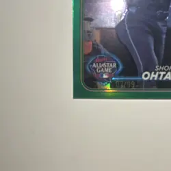 Topps 2024 Chrome Update Shohei Ohtani ASGC-18 Green Refractor /99 All-Star - Image 4