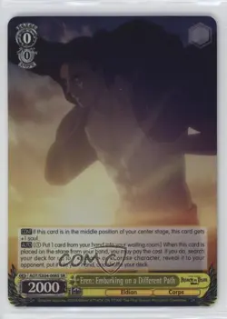 2022 Weiss Schwarz CCG: Attack on Titan: The Final Season Eren Yeager - Image 1