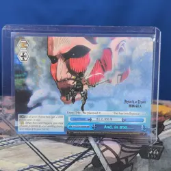 Weiss Schwarz Attack on Titan And, in 850... RRR Alt Art Foil EN AOT/S35-E099 - Image 2