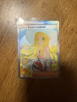 Pokemon Lillie's Determination SIR 184/132 Mega Evolution ENGLISH Pack Fresh - Image 1
