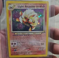 Pokemon Neo Destiny Light Arcanine 12/105 Holo Rare NM - Image 1