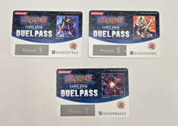 Yugioh Online Duel Pass Card Red Eyes Black Dragon Japanese Unscratched 3 Cards - Image 1