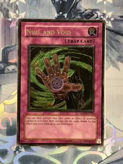 SOD-EN057 Null and Void Ultimate Rare UNL Edition Lightly Played YuGiOh TCG - Image 1