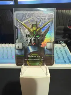 Gundam Card Game TCG Foil Resource Wing Gundam Zero C+ Newtype Rising R-004 - Image 1