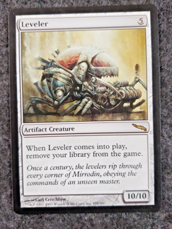 MTG 1x Leveler Mirrodin Modern Magic the Gathering Card EX/NM (DS3D1K8) - Image 1