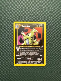 Tyranitar Neo Discovery 31/75 LP Pokemon Card WOTC 2000 - Image 1