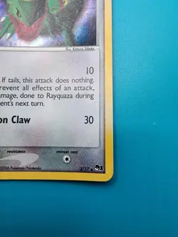 Rayquaza 3/17 Series 1 Pokemon Organized Play Holo Rare Promo Card - Image 4