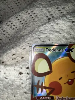 Pokemon TCG Dedenne GX 195a/214 Alternate Art Promos Holo Collectible Card NM - Image 3