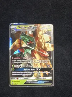 Pokemon Decidueye GX TCG Sun & Moon Holo Ultra Rare Card 12/149 NM - Image 1