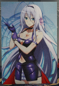 Rossweisse High School DxD Sexy Waifu Textured Custom Card - Image 1