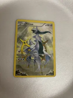 Pokemon Arceus Basic XY83 Promo Card (black Stars) - Image 1