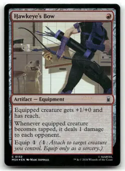 Hawkeye's Bow #132 (Foil) (NM) Marvel Super Heroes MSH Magic MTG - Image 1