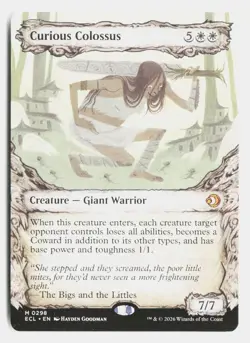 Curious Colossus (Showcase) 298 Mythic Lorwyn Eclipsed Magic: The Gathering - Image 1