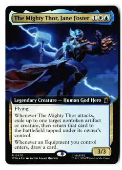 The Mighty Thor, Jane Foster (Extended Art) 420 MSH Magic: The Gathering Foil - Image 1