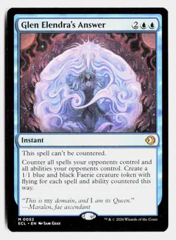 Glen Elendra's Answer 52 Mythic Lorwyn Eclipsed Magic: The Gathering - Image 1
