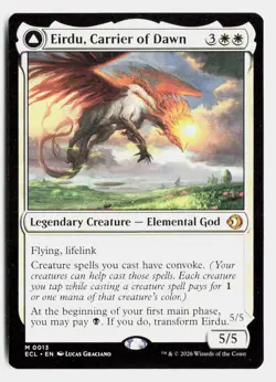 Eirdu, Carrier of Dawn 13 Mythic Lorwyn Eclipsed Magic: The Gathering - Image 1