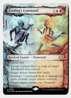 Ashling's Command (Showcase) 330 Rare Lorwyn Eclipsed Magic: The Gathering Foil - Image 1
