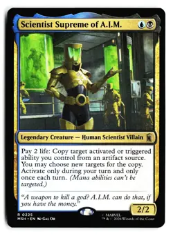 Scientist Supreme of A.I.M. 225 Rare Marvel Super Heroes Magic: The Gathering - Image 1