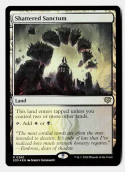 Shattered Sanctum 260 Rare Secrets of Strixhaven Magic: The Gathering Foil - Image 1