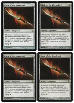 Blade of the Bloodchief x4 4x 2009 Zendikar PLAYSET Colorless Artifact MTG NM A1 - Image 1