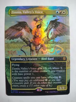Zinnia, Valley's Voice (Borderless) 4 Commander: Bloomburrow Magic Foil - Image 1