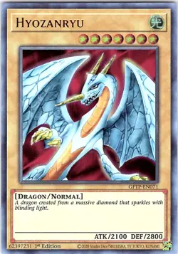 Yugioh Hyozanryu GFTP-EN071 Ultra Rare 1st Edition LP - Image 1